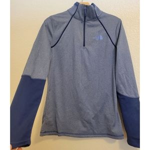 Womens North Face fleece jacket/longsleeve Size small purple/blue